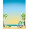 Great Papers! By The Beach Letterhead, 8.5 x 11 Inches,