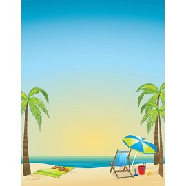 Great Papers! By The Beach Letterhead, 8.5 x 11 Inches, 80 Count (2013175)