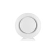 Hon&Guan ABS Adjustable Air Vent Round Soffit Exhaust Vent White Inline Duct Fan Outlet Vent 4 Inch