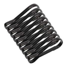 Mini Skater 32mm Lanyards Snap Clip Hooks, Metal Spring Hooks for Wallets, Crafts, Lanyard ID Cards, Key Chains, Pet Tags(50Pcs,Black)