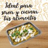 AJC Pack 3pz Charola Para Servir Y Cocinar Acero 31x21x5