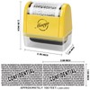Miseyo Wide Roller Stamp Identity Theft Stamp 1.5 Inch Perfect