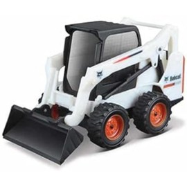 Bburago Die-Cast BOBCAT SKID-STEER LOADER with Working BUCKET Collectible Model Toy - 1:50 Scale