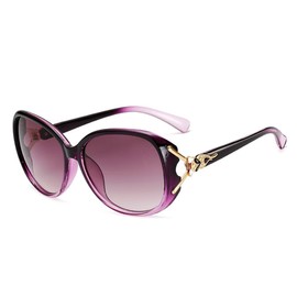 LNTICB Women's Polarised Sunglasses Large Frame Glasses UV400 Protection Classic Trendy, purple
