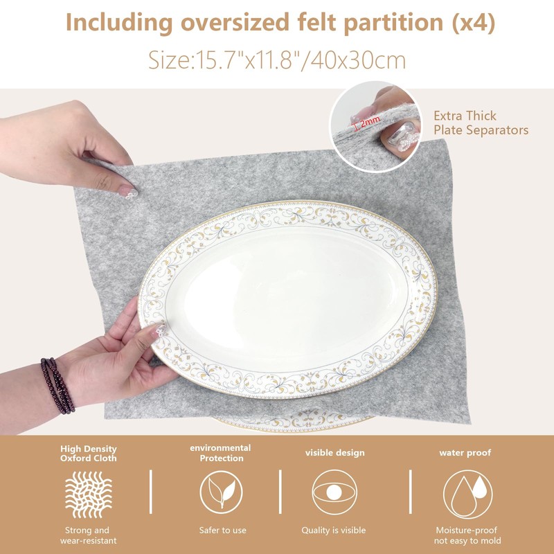 homyfort Platter Storage Case Box, China Storage Containers Hard Shell,