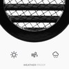 HVAC OV 10" Inch Black Round Aluminum Vent Cover -
