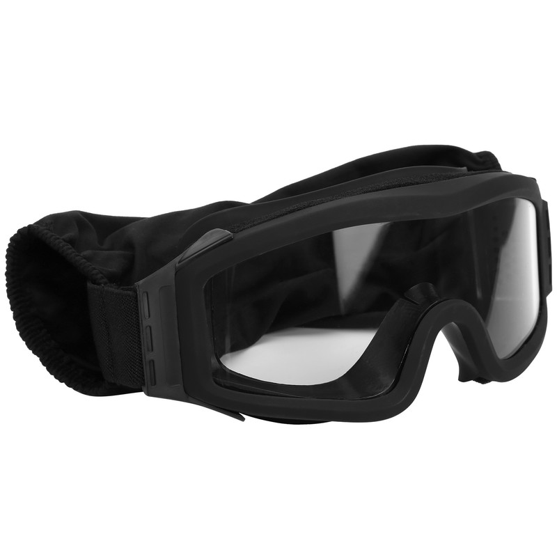 Tactics DustProof Protective Glasses Impact Resistant AntiExplosion Military Goggles(Black Frame