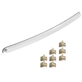 CHEDA Front Hood Molding Trim Moulding Chrome, Compatible with GMC Sierra 1500 Truck, GM1235109 10385156