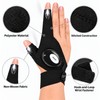 LED Fingerless Glove for Night Tasks – Hands-Free Light with