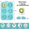 SYCYKA Moldes Para Donas y Rosquillas de Silicona Antiadherente -