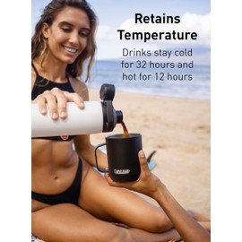 Camelbak 1516103001 Botella Chute Mag SST con Aislamiento al Vacío, Blanco, 32 oz