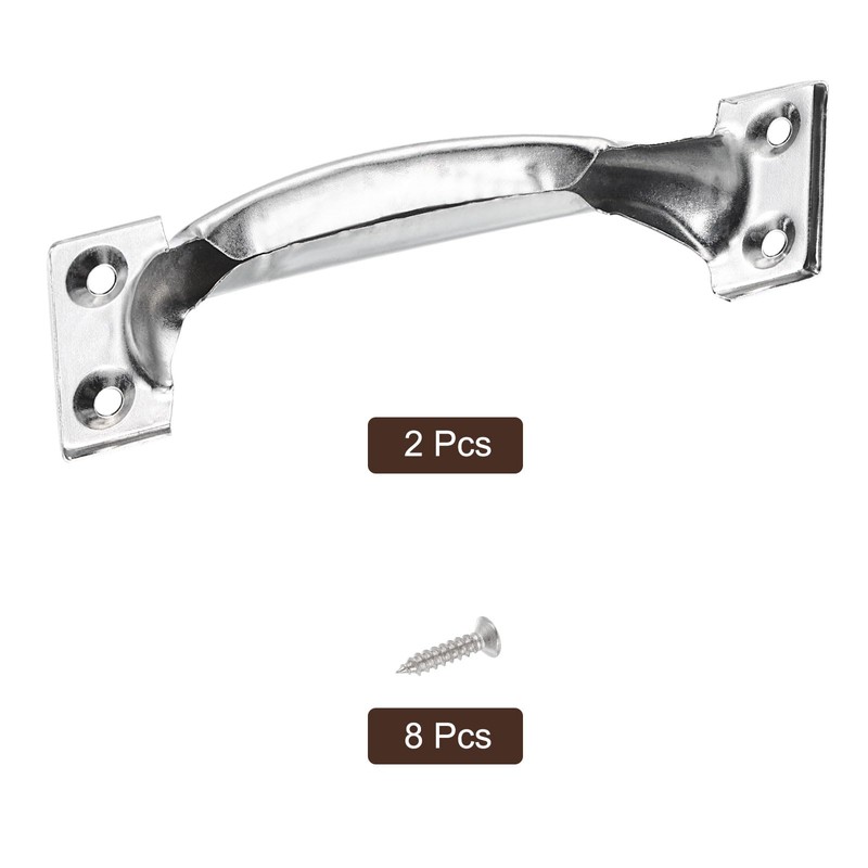 sourcing map Gate Handle Pulls, 2Pcs 5-inch/119mm Long Door Pull