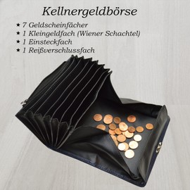 Kassiererbörse Waiter Bedienungsgeldbörsen Sets with or without matching / Colt Holster to choose