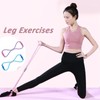 Amaezorx 2Pcs Resistance Band with Handles, 8-Shaped Elastic Pull Rope