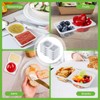 AnLiikMeFe 20-Pack Reusable Snack Containers with Lids & Spoons |