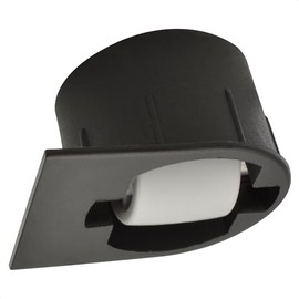 WAGNER ROLLER-MINI Soft Swivel Castor / Countersunk Roller Diameter 15 mm Black Plastic Casing 30/Diameter 25 x 17/2 mm Metal Pin Load Capacity 50 kg Made in Germany 01705701