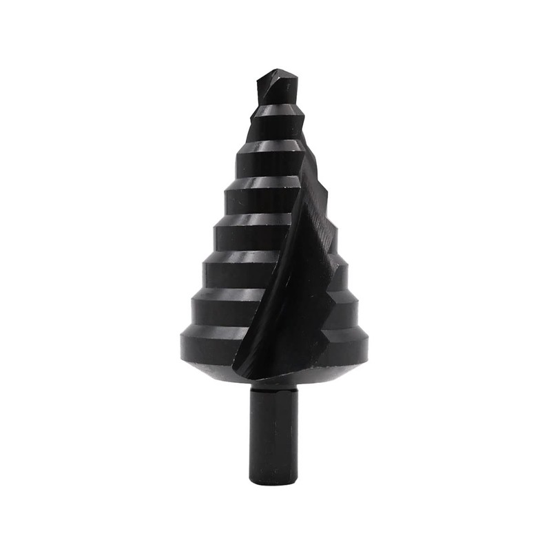 ZONADAH Spiral Nitriding Step Drill Bit Titanium Plated Multi Hole