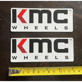 Unbranded 2 KMC WHEELS racing decals stickers offroad utv powersports overland drags drift