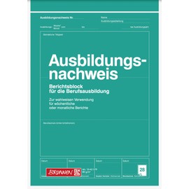 Brunnen Ausbildungsnachweis, A4, blanko, weiß