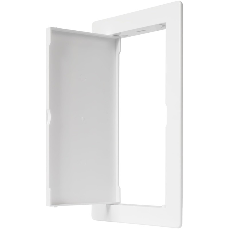4" x 8" White Plastic Access Panel. Service Shaft Door