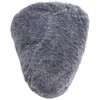 Bicycle seat cover saddle cover Sheepskin color grey (FSB B)