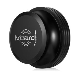 Nobsound LP Vinyl Turntable Disc Stabilizer Record Weight Metal Matte Black,Premium Quality Aluminum Record Weight,Vinyl Record Stabilizer (Black)