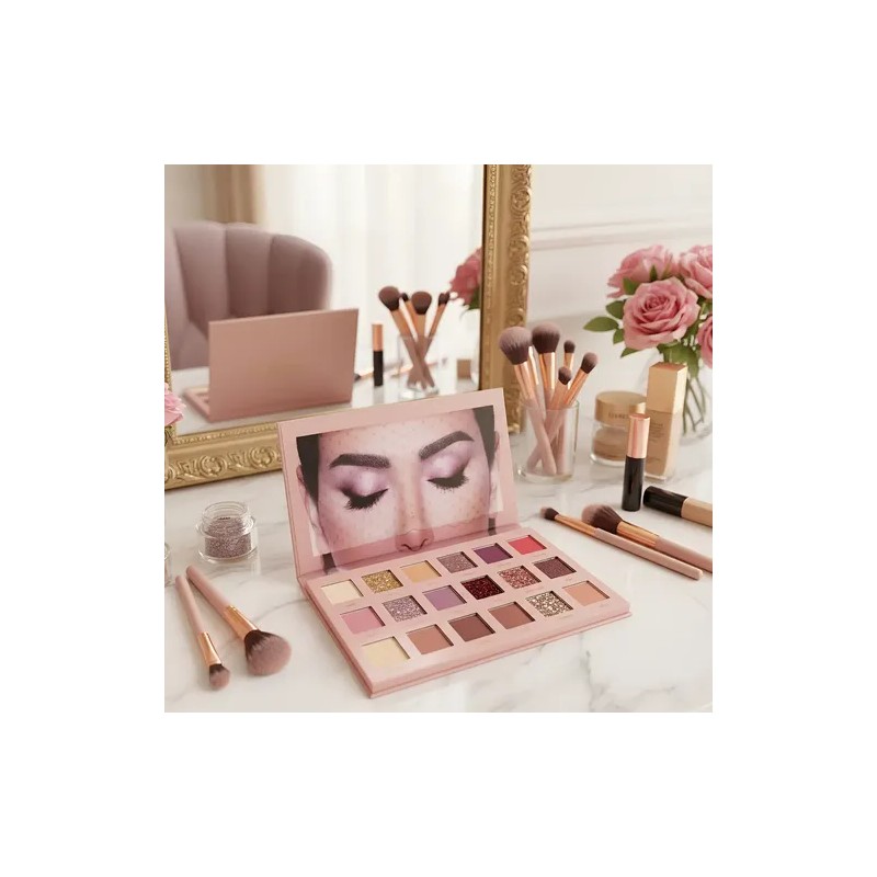 2pack Paleta De Sombras Ojos Nude New 18 Tonos Maquillaje