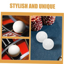 Kisangel 5pcs Roulette Wheel Beads Replacement for Poker Games Stylish Beads Fit Roulette Wheels Enhance Game Experience and Engagement