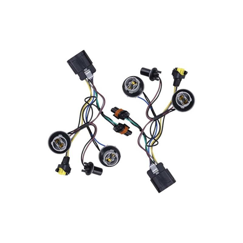 2 arnés de cableado para faros delanteros compatibles con Chevy