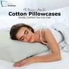 Comfort Beddings 100% Organic Cotton Pack of 2 Travel Pillowcases