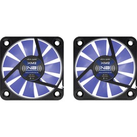 Noiseblocker 40 mm XM2 Fan Pack of 2 for Electronics, Desktop