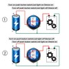CESFONJER Self-Locking Latching Push Button Switch with Power Symbol, IP67