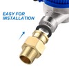 Hemobllo Water Meter Water Flow Meter Cold Water Meter for