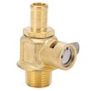 F110N Engine Oil Drain Valve with LC‑10 Lever Clip 3/8‑18