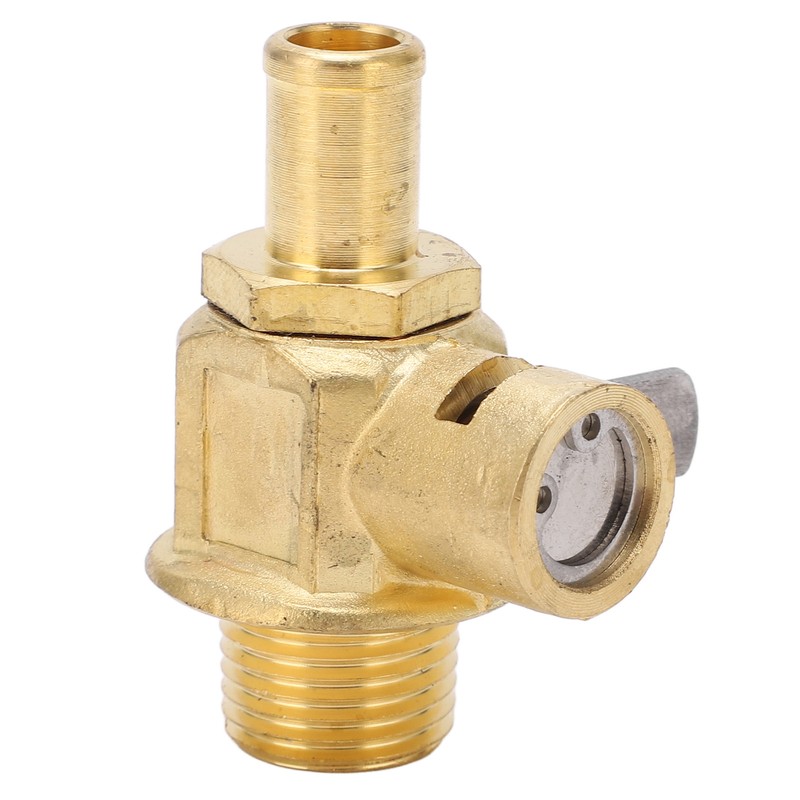 F110N Engine Oil Drain Valve with LC‑10 Lever Clip 3/8‑18