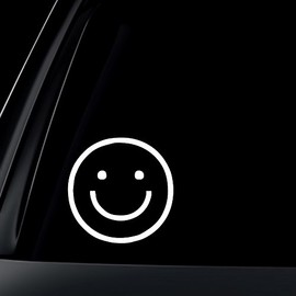 World Design Smile Face Car Decal/Sticker