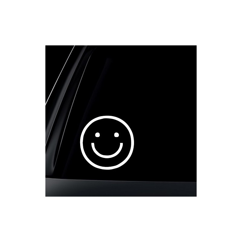 World Design Smile Face Car Decal/Sticker