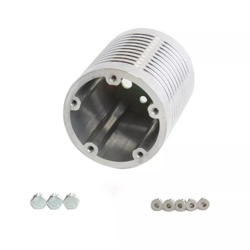 Forever Sharp Polished Billet 5-Hole Steering Wheel Spacer - 4"-