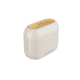 House Of Marley Redemption ANC 2 Active Noise Cancelling Earbuds - IPX5 True Wireless In Ear Buds, 24 Hr Playtime Bluetooth Earphones with Microphone, Touch Control, USB-C Charging Case, Cream