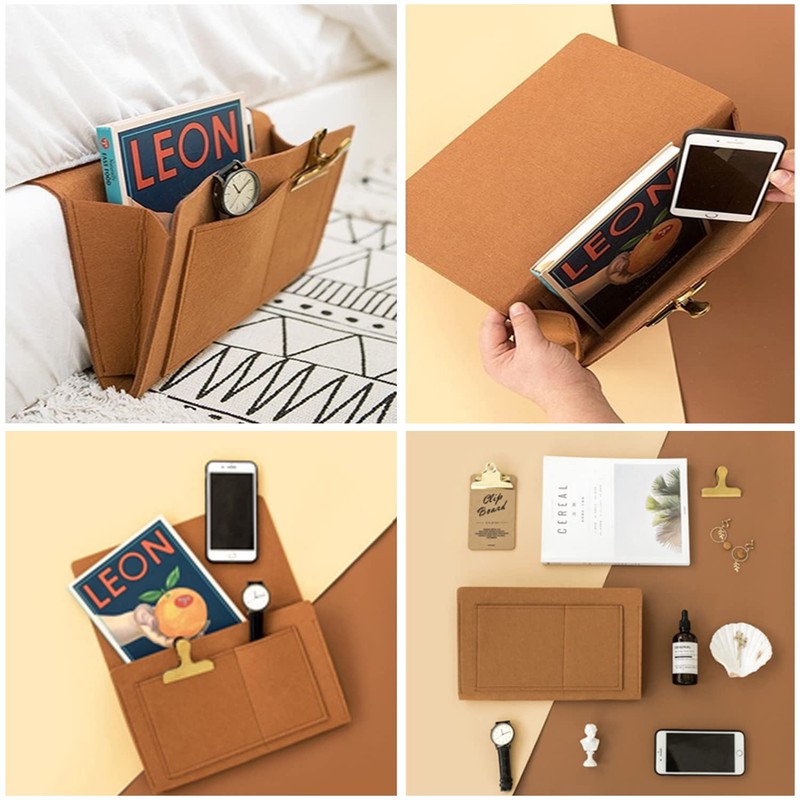 Amdonalo Bedside Organiser Bedside Pocket Bed Pocket Sofa Bedside Felt