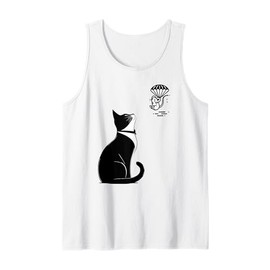 Tuxedo Cat Mouse T-Shirt Funny Cat Lover Gift Whimsical Tank Top