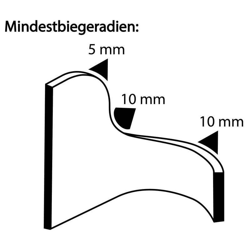 SMI - Edge Protection Profile KS1-2SG for 1-2 mm PVC
