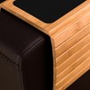 GEHE Couch Arm Tray Table, Flexible/Foldable Sofa Armrest Tray, Couch