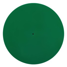 Turntable Mat Record Platter Slipmat Anti Static Acrylic Record Player Platter Slip Mats for 12 Inch Record Player Green
