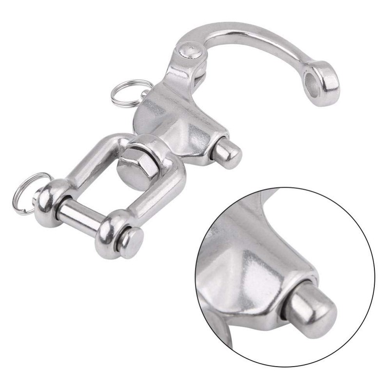 316 Stainless Steel Quick Release Snap Shackle Swivel Eye Snap