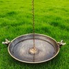 HOUYANG Diam 12.2 inchs Rain Chain Basin,Replacement for Standard Rain