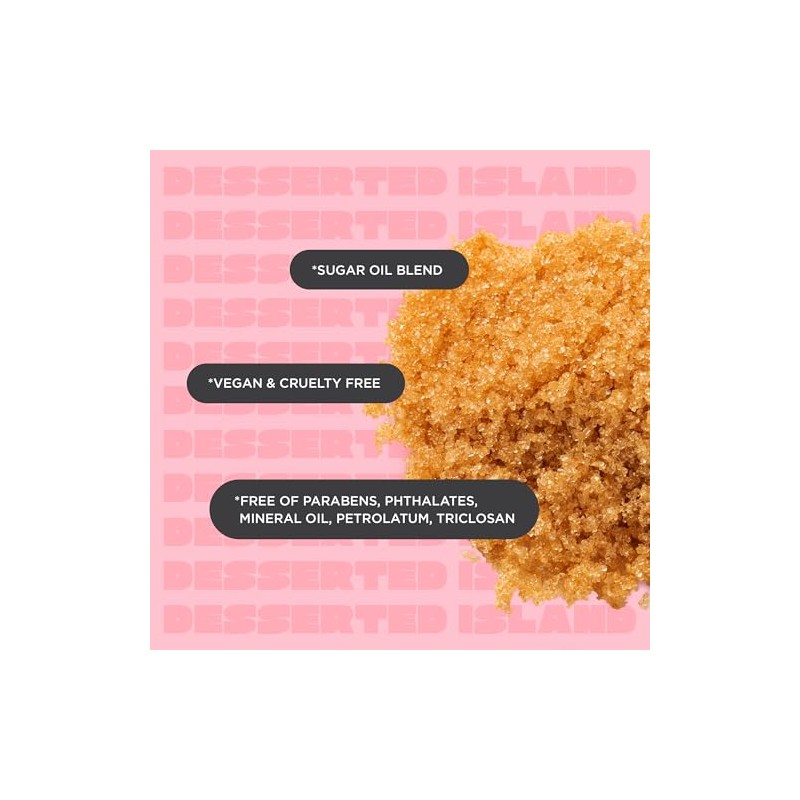 Cake Beauty Desserted Island Demerara Sugar Oil Body Scrub 250ml