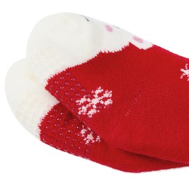 Zando Christmas Socks Fuzzy Socks for Kids Fuzzy Christmas Socks Christmas Slippers Socks for Kids Toddler Christmas Socks Girls Fuzzy Socks Sherpa Socks Kids Slipper Socks Christmas Rabbit 3-6 Years