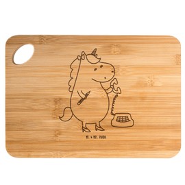 Mr. & Mrs. Panda Bamboo – Chopping Board Unicorn Secretary – Gift, Unicorn, Kitchen Board, Chopping Board, Breakfast Board, Office, Pegasus, Office Aid, Wooden Boards, Unicorns