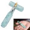 SIPLIV Mini Resin Acrylic Fountain Pen Fine Nib Travel Pocket
